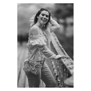 Clear long crossbody purse